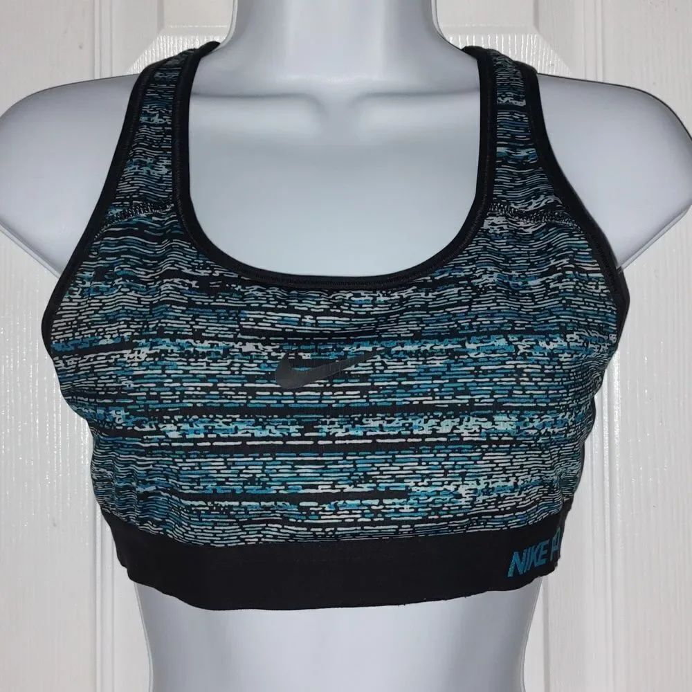 Nike Pro racer back sports bra Sz M
